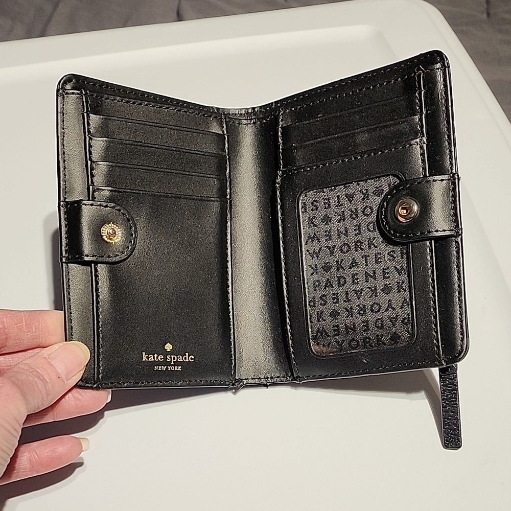 Kate Spade Black Leather Wallet - Picture 10 of 12